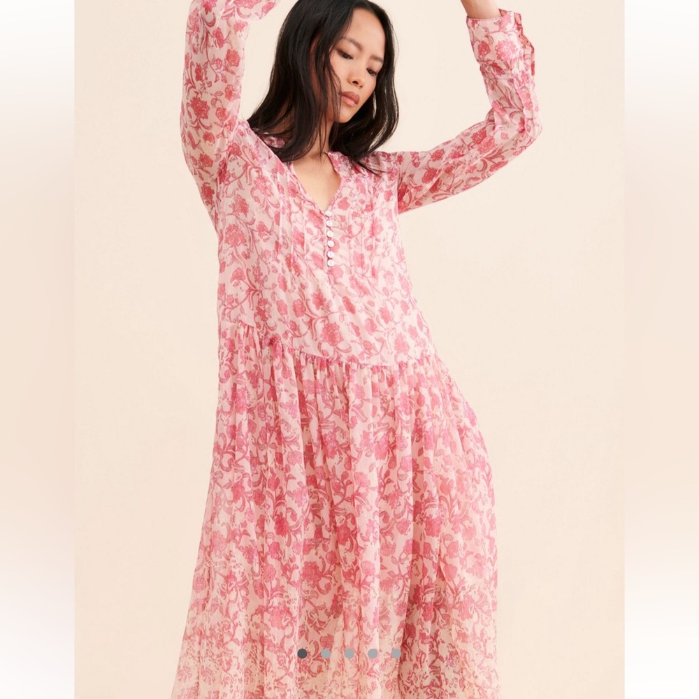 Free People See it Through Maxi Dress XS/S - Picture 1 of 8
